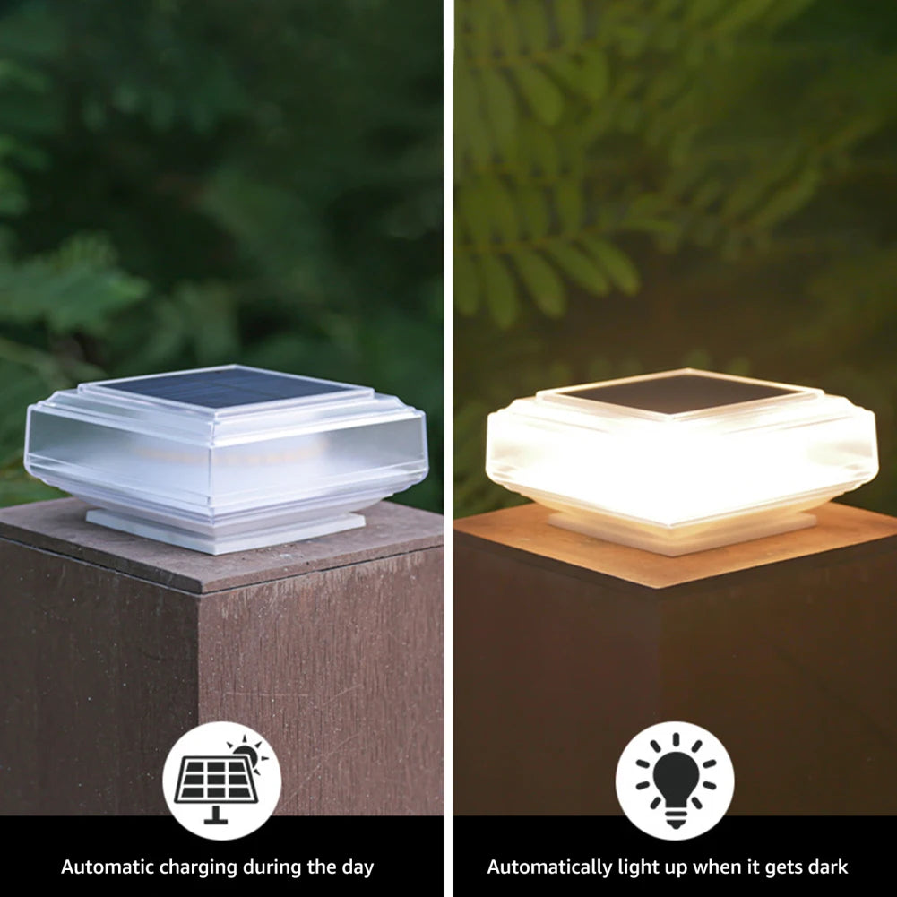 SOLAR POST CAP LIGHTS