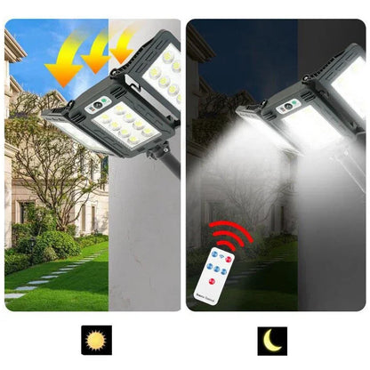 800 LED Powerful Outdoor Solar Street Lights Panel External Waterproof Motion Sensor Street Lamp Lighting Garden Yard