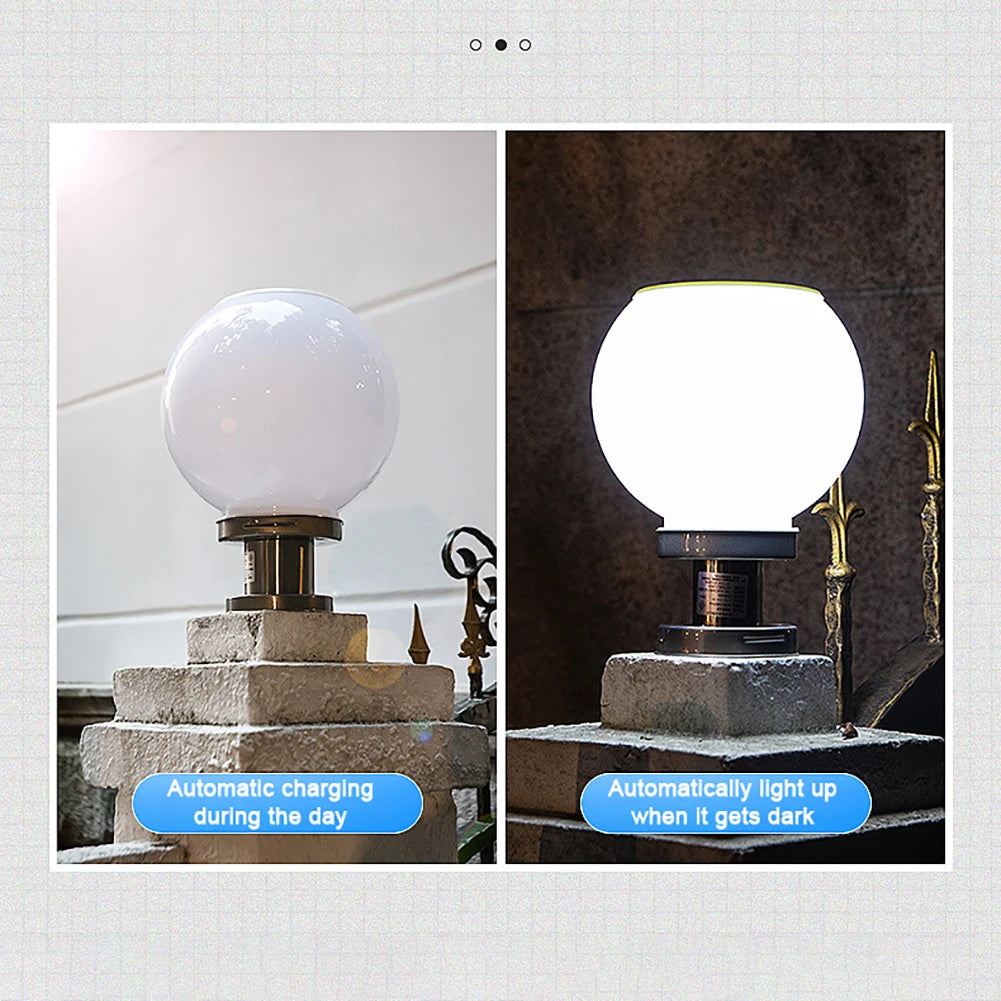 LED SOLAR BALL WALL LIGHT