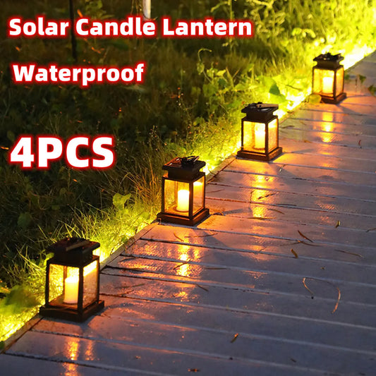 SOLAR CANDLE POST LIGHTS