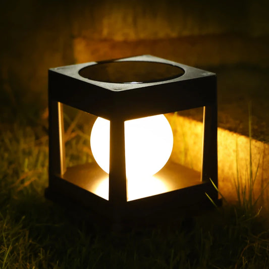 Solar Lights Outdoor, Post Caps LED Lamp,Solar Fence Post Lamp, IP65 Waterproof for Patio,Fence,Pillar,Garden,Camping,Room Decor