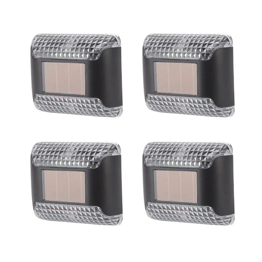 4pcs Solar Lights Up Down Wall Decorative Sconce Light Outdoor Backyard Deck Fence Post Lamp