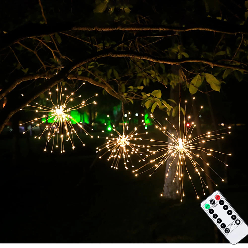 Solar Lights Outdoor Waterproof Solar Decorative Lights 8 Modes 360 480 Led Fairy Lights for Patio Tree Decorations Lights