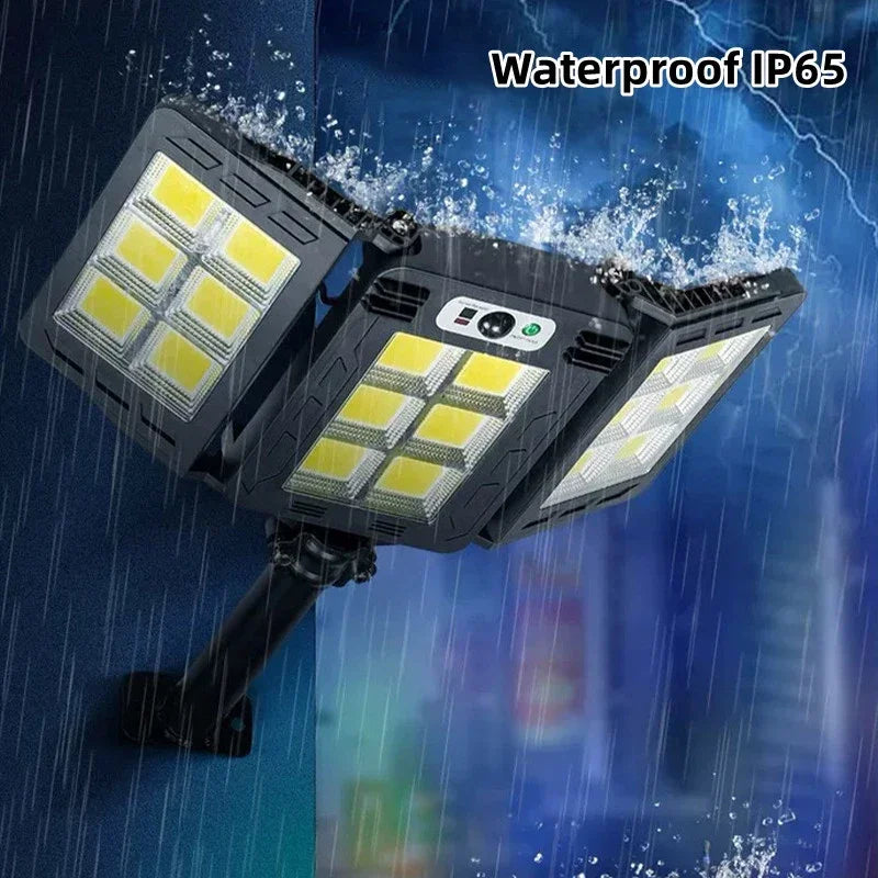 800 LED Powerful Outdoor Solar Street Lights Panel External Waterproof Motion Sensor Street Lamp Lighting Garden Yard