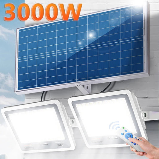 New Solar Floodlight Full Sky Star Street Light High Brightness LED Solar Courtyard Light